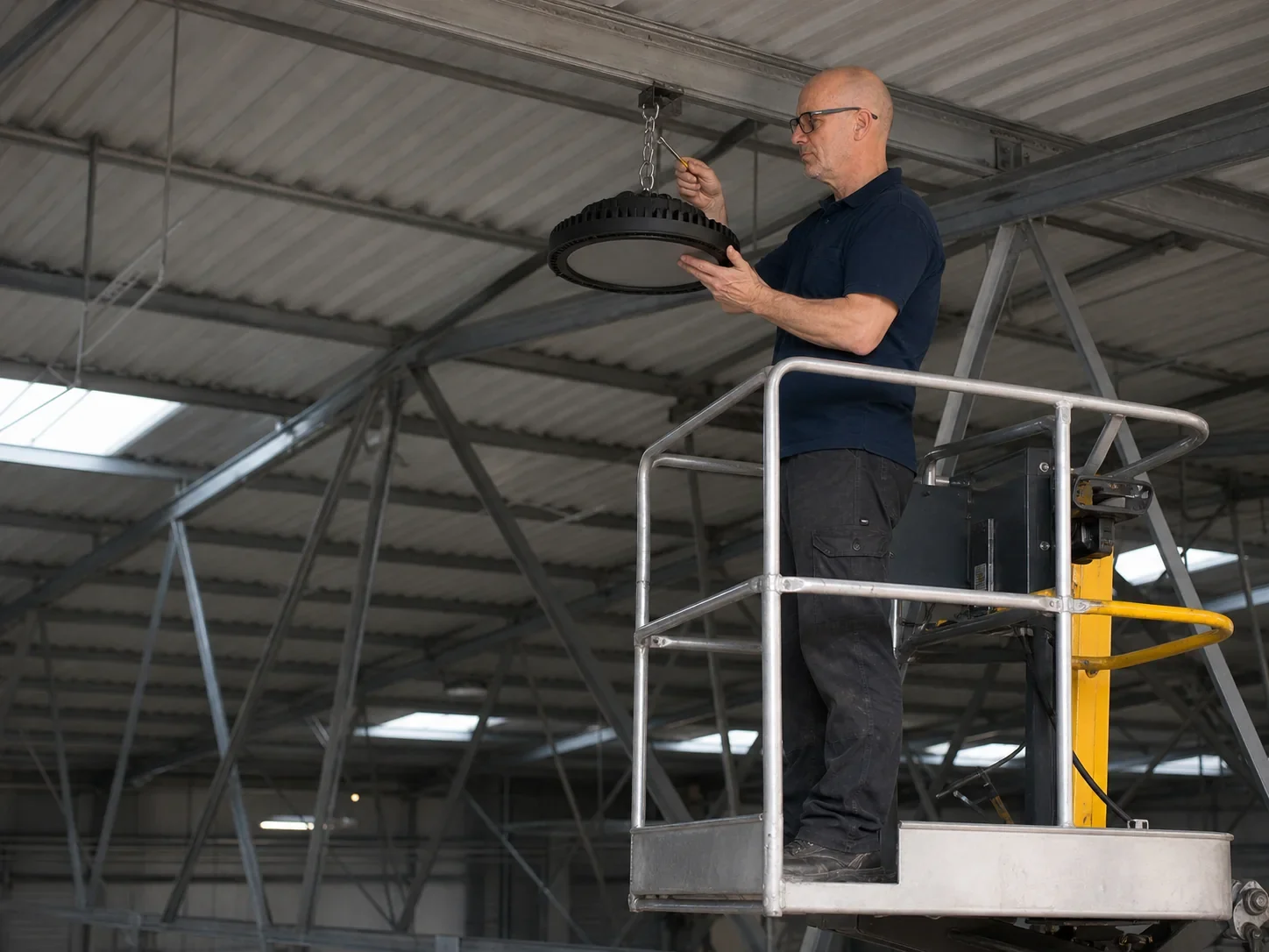LED high bay lighting in Hedge End services from MCI Electrical